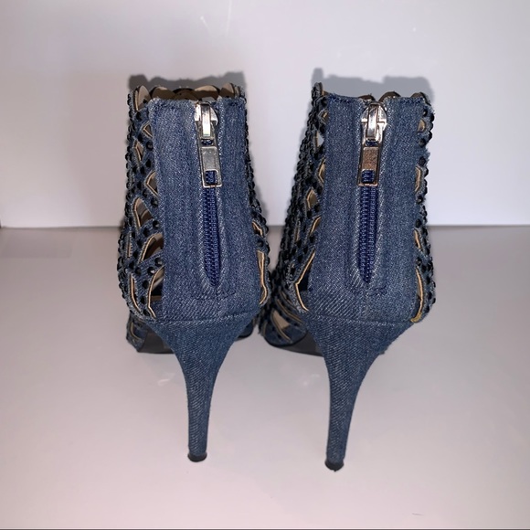 Zigisoho open toe heeled sandals size 7 - Picture 6 of 7